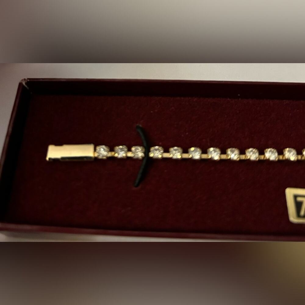 Brand new in the box, Cubic zirconia bracelet $79.95 retail!